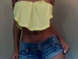 vpmjiu-l-c680x680-yellow-denim-shorts-summer-blouse-top.jpg