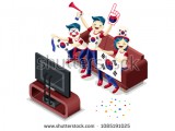 stock-vector-russia-world-cup-south-korean-football-fans-cheerful-soccer-fans-supporters-crowd-and-s