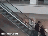 blonde-on-an-escalator.gif